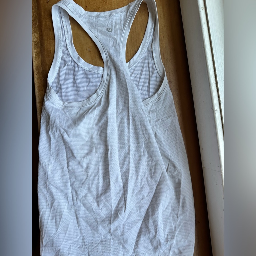 Lululemon swiftly white tank top